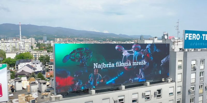 LED-Display in Zagreb, 170m2