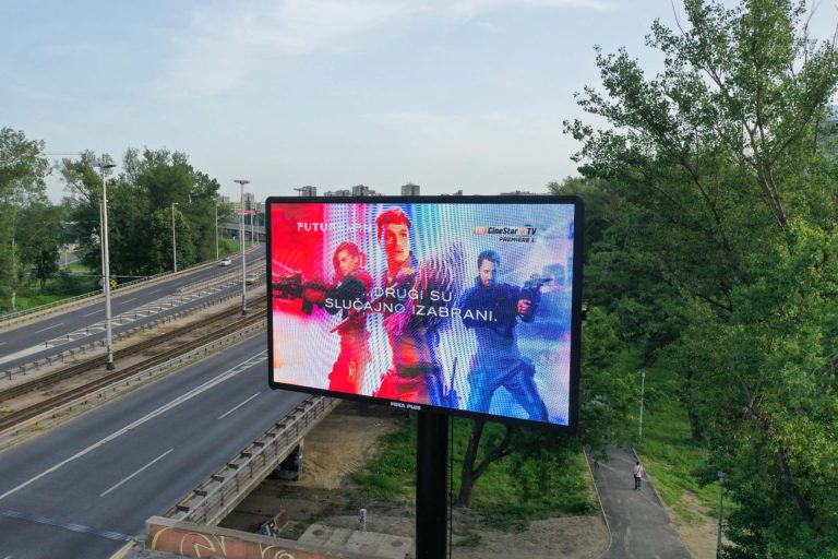 New 60m2 outdoor LED screen